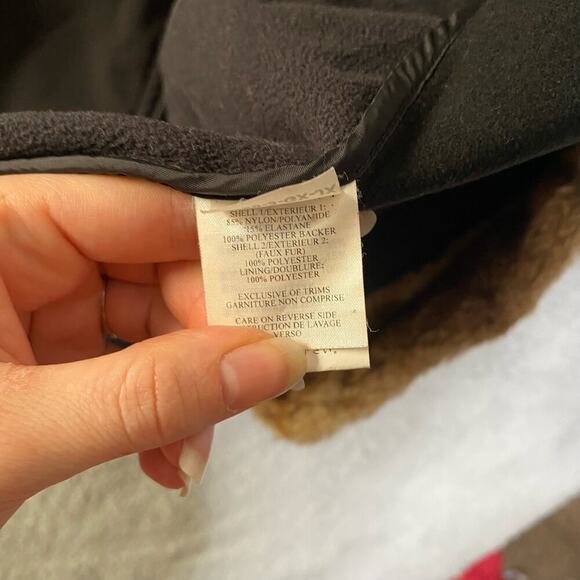 Marmot Softshell Vest Womens M Black Faux Fur Lined Hood Full Zip outerwear - Picture 4 of 9